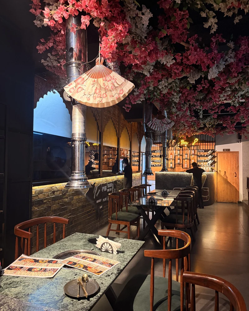 Daebak Korean BBQ restaurant signage